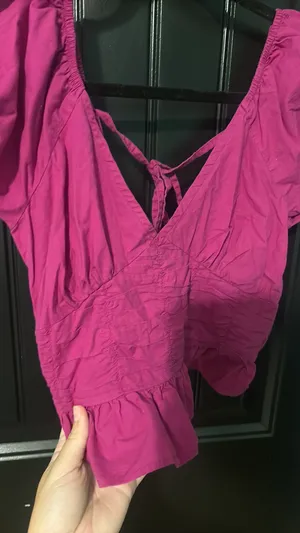 Sim & Sam dark pink top thumbnail 1