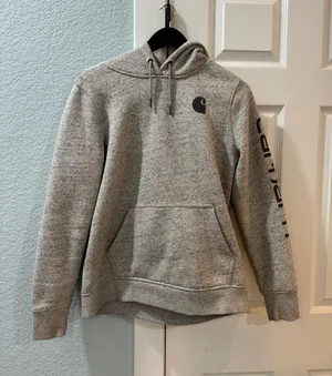 Grey Carhartt Hoodie thumbnail 1