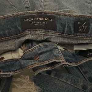 Lucky Brand Women's Distressed Blue Ankle Jeans thumbnail 4