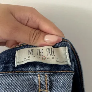 Free People We the Free Loving Good Vibrations Distressed Mini Denim Jean Short thumbnail 3