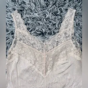 Lace Trim White/cream Camisole thumbnail 2