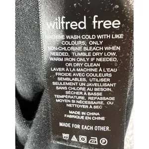 Wilfred Free Sweater Womens Small Black Long‎ Sleeve Pullover Crewneck Soft Top thumbnail 10