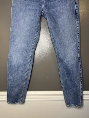 7 For All Mankind Jeans Womens 30 Medium Wash Blue Ankle Skinny Stretch Denim thumbnail 3
