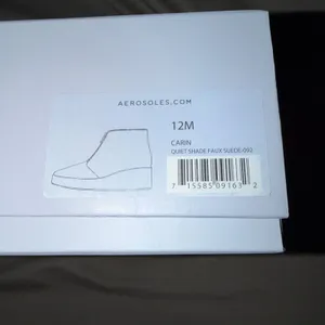Aerosoles Carin Grey Wedge Platform Ankle Boots Side Zip Women 12M‎ New thumbnail 8
