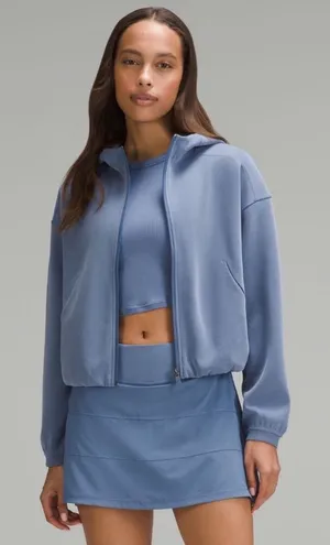 Lululemon Softstreme Full Zip Hoodie Jacket Oasis Blue 12 NWT thumbnail 1