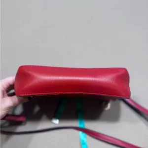 DKNY Sutton Red Leather Bryant Flap Crossbody thumbnail 4