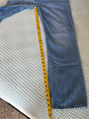 Levis Low Pro Straight Jeans Womens 28 Blue Denim Pants Go Ahead Light Wash thumbnail 8