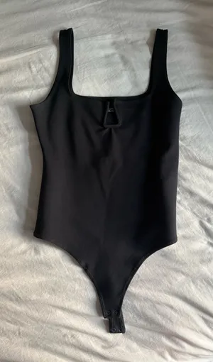 Abercrombie Black Tank Bodysuit thumbnail 1