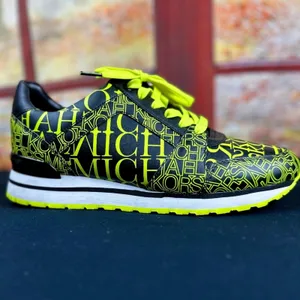 Michael Kors Neon Yellow and Black Trainers - size 9M thumbnail 10