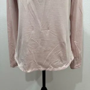 Apana‎ pink sweater quarter zip size medium thumbnail 2
