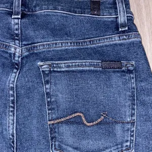 7 For All Mankind Jeans Dark Denim Straight Jeans thumbnail 6
