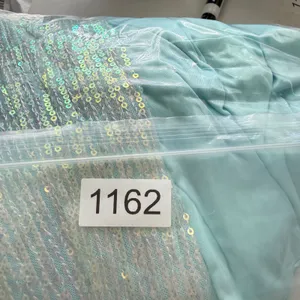 IEENA for Mac Duggal Gown Aqua Iridescent Sequin One Shoulder Dress Prom Women 2 thumbnail 8
