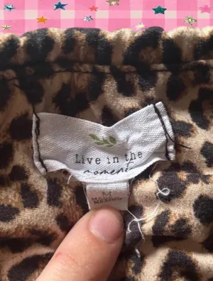 Live in the Moment Cheeta print Tub top thumbnail 3