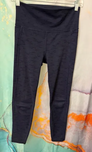 Vuori Studio Pocket Legging Navy Heathered Side Pockets VW446 Sz: S thumbnail 1