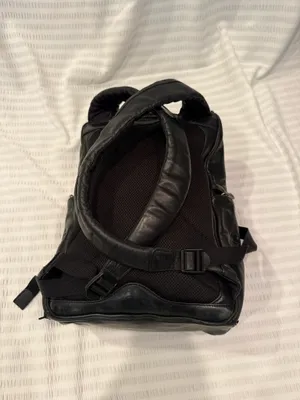 Tumi leather backpack Black thumbnail 3