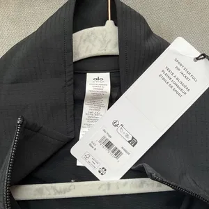 Alo Yoga Sport Star Full Zip Jacket Black S thumbnail 4