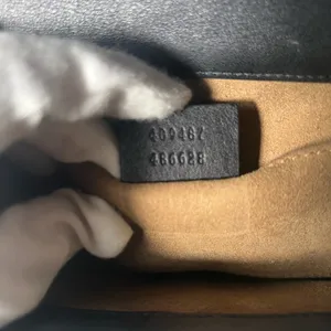 Gucci GG Black Leather Small Padlock Shoulder Bag Purse thumbnail 15