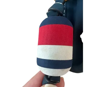 Tory Burch Maritime Stripe Crossbody Canvas Red‎ Ivory Nautical thumbnail 8