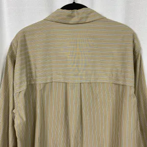 Banana Republic Neutral Stripe Long Sleeve Oversized Button Up Blouse Sz.M NWT thumbnail 13
