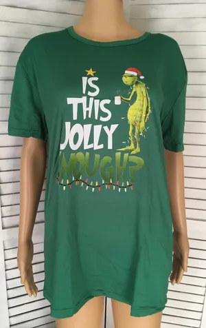 Jolly Grinch Shirt, 2XL thumbnail 1