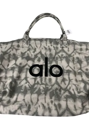 Iconic Shopper Tote , Grey tie-dye pattern Tota Pilates & Yoga Bag ALO Yoga Nwt thumbnail 5