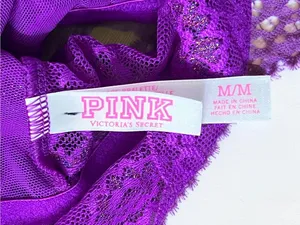 PINK Victoria's Secret Purple Lace Bralette Size Medium thumbnail 12
