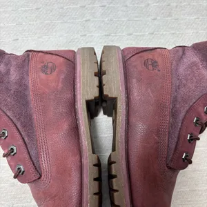 Timberland‎ Premium Dark Red Burgundy Nubuck Waterproof Classic Boots Womens 9.5 thumbnail 10