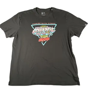 Reebok Crossfit T-shirt 2XL Black Cotton Short Sleeve Crew Neck‎ Graphic Tee thumbnail 1