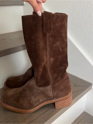 Frye Campus 12R Brown Boots in Brown Brownie Suede NWOB thumbnail 7