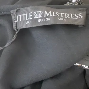 Little Mistress London Dress Women Size US 2 Black Sequin Pleated Midaxi Formal thumbnail 6