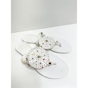Jack Rogers Sandals Womens Size 5‎ White Georgica Jelly Slip On Flats thumbnail 3