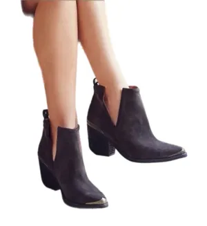 Jeffery Campbell Cromwell Distressed Western Bootie Size 7.5 thumbnail 1