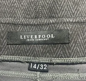 Liverpool Jean Co. Skirt Sz 14 Black/Gray Textured Casual Work Wear thumbnail 5