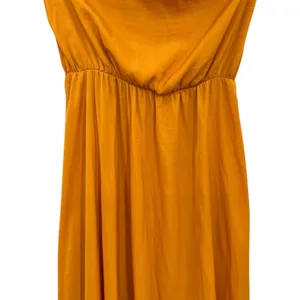 Maje Rasti One-Shoulder Dress Long High-Lo Satin Yellow Size 1 US‎ Small thumbnail 6