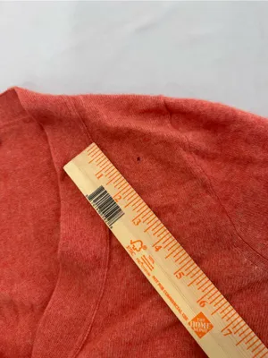 J Crew 100% Cashmere Cardigan Womens Medium Coral Sweater thumbnail 8