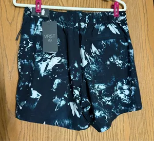 VRST Mens 5" Resort Shorts Print Indigo Craft Size Small $58 Boxer Brief Liner thumbnail 3