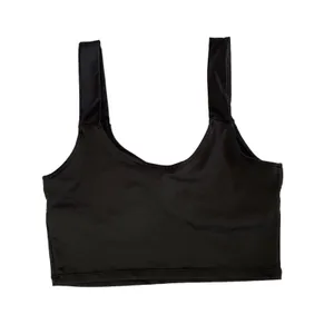 Divided H&M Black Ruched Crop Tank Top‎ Soft Stretchy Y2K Style M thumbnail 3
