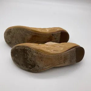 Tory Burch Creamy Beige Leather Ballet Flats‎ thumbnail 4