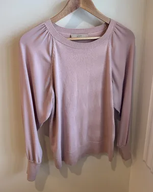 Pink Loft Blouse Long Sleeve thumbnail 1
