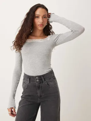Free People Oh My Darling Long Sleeve thumbnail 1