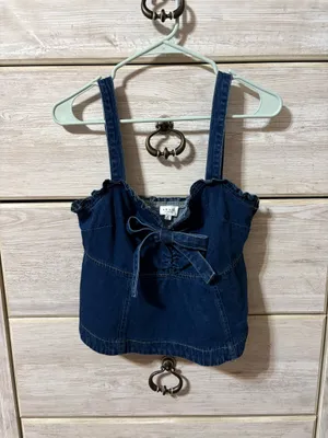 Boutique Denim Top thumbnail 2
