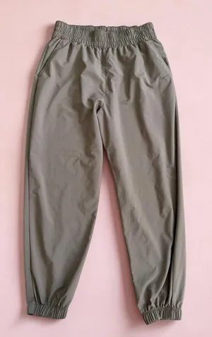 NIKE One Women's Taupe Active Joggers Pants Size Large thumbnail 1