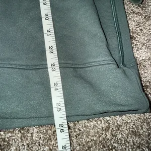Lululemon Just Pleat It Crewneck Women Size 10‎ Green Good Raglan Sweatshirt thumbnail 6