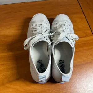Keds Tripple Up Lace Up Platform Sneaker‎ Blue White Stripe Canvas Shoe W8 thumbnail 5