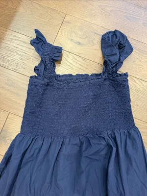 Kourt Women’s Navy Smocked Tiered Sundress Size Large - C60-038 thumbnail 2