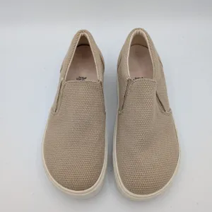 Birkenstock Oswego Sandcastle Beige Canvas Suede Slip On Sneakers Women 36 5 5.5 thumbnail 4