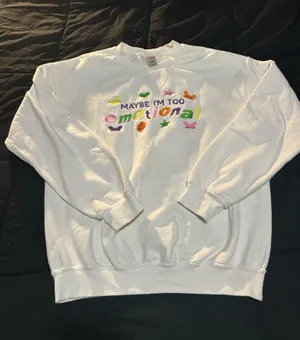 Olivia Rodrigo “Maybe I’m Too Emotional” Crewneck thumbnail 1
