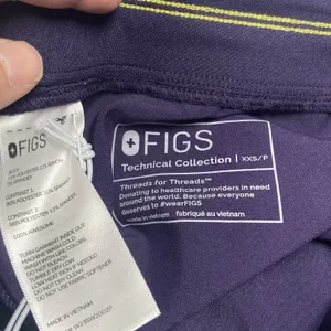 Figs Scrub Pants Women's Size XXS Petite Soeng Purple NEW Pockets Drawstring thumbnail 5