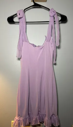 Lucy in the Sky Lavender Ruffle Dress thumbnail 9
