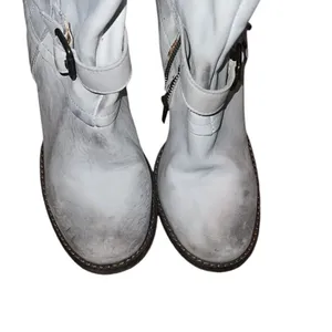 Mia Limited Edition Dirty White Knee Boots Size 9 M thumbnail 2
